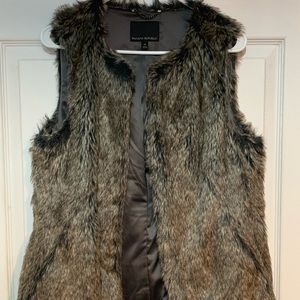 Banana Republic Faux Fur Vest